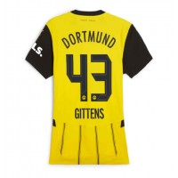 Fotbalové Dres Borussia Dortmund Jamie Bynoe-Gittens #43 Dámské Domácí 2024-25 Krátký Rukáv